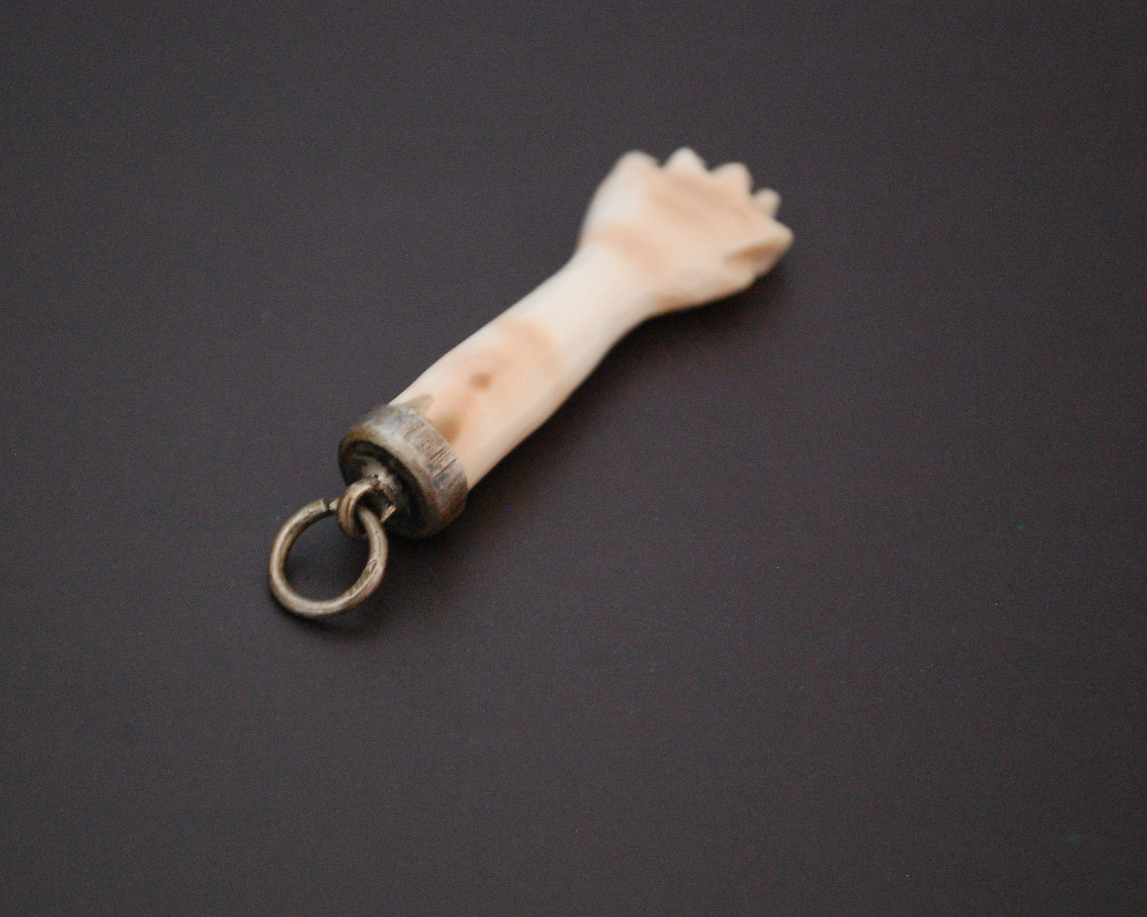 Reserved - Shell Figa Charm Pendant