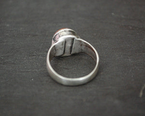 Antique Afghani Carnelian Ring - Size 7.5