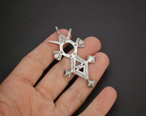 Tuareg Sterling Silver Cross Pendant