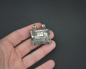 Old Yemeni Silver Box Pendant