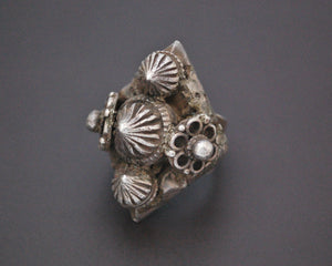 Reserved for Y.M. - Heavy Tribal Indian Silver Ring - Size 6+