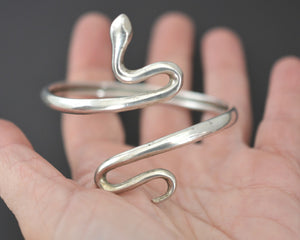 Vintage Silver Snake Bracelet