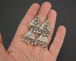 Rajasthani Silver Earrings