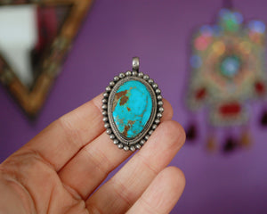 Native American Turquoise Pendant