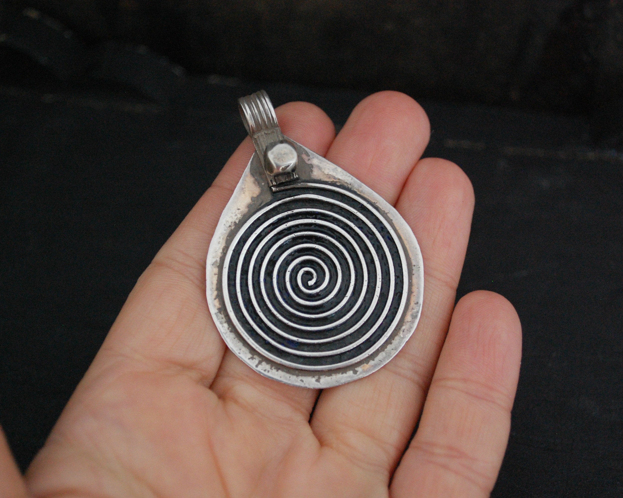 Berber Spiral Pendant from Morocco