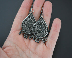 Vintage Indian Silver Earrings