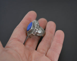 Afghani Lapis Lazuli Ring - Size 8