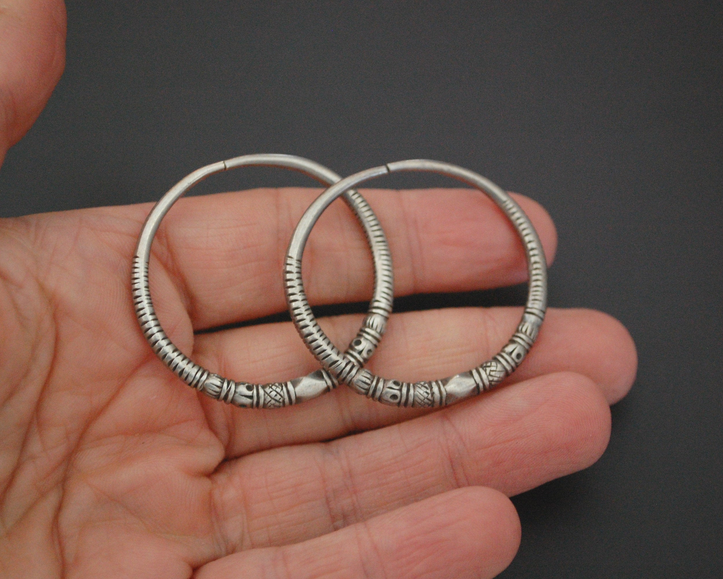 Afghani Hoop Earrings - LARGE