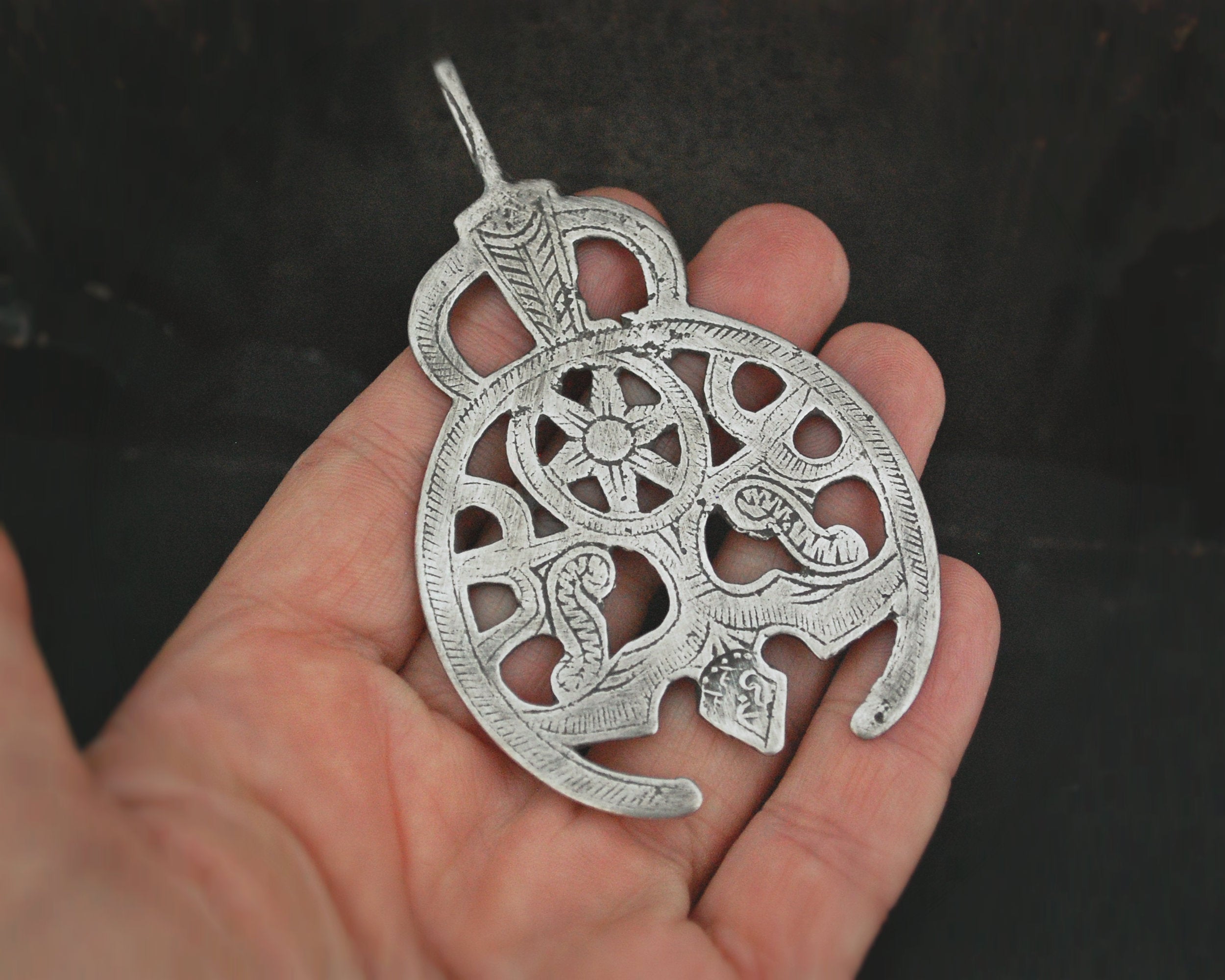 Lybian Salhat Pendant - Berber Pendant