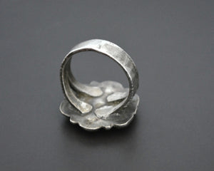 Afghani Ring with Glass Stones - Size 8.5
