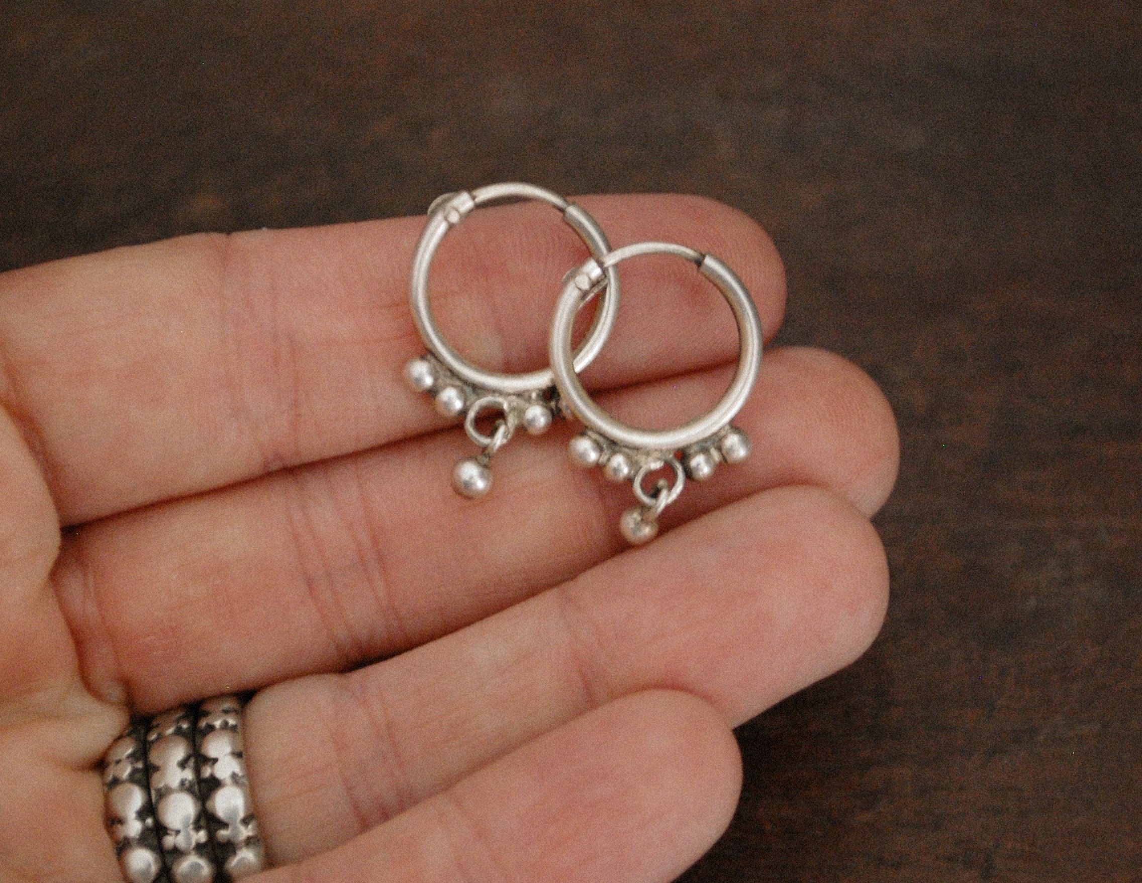 Rajasthani Hoop Earring with Bell - XS
