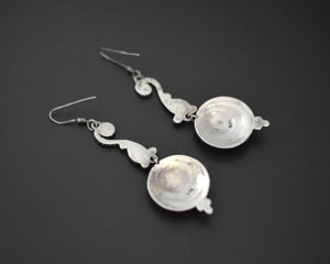 Lapis Lazuli Dangle Earrings from India