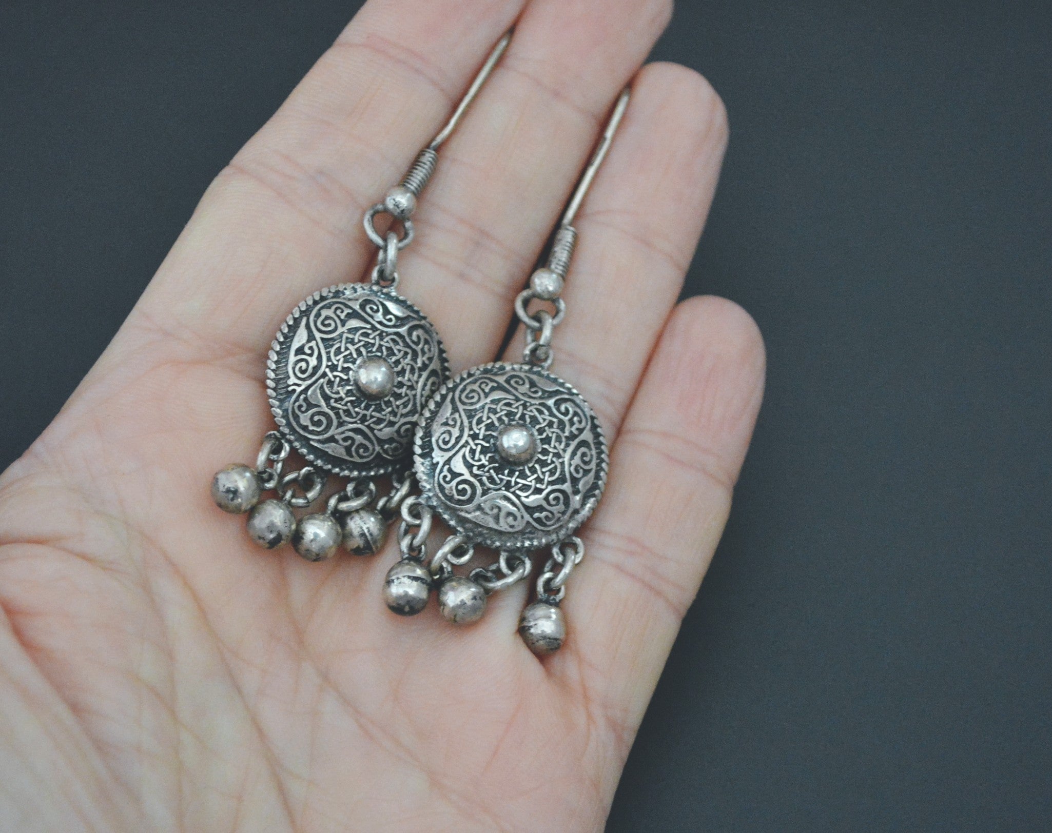 Egyptian Earrings with Bells