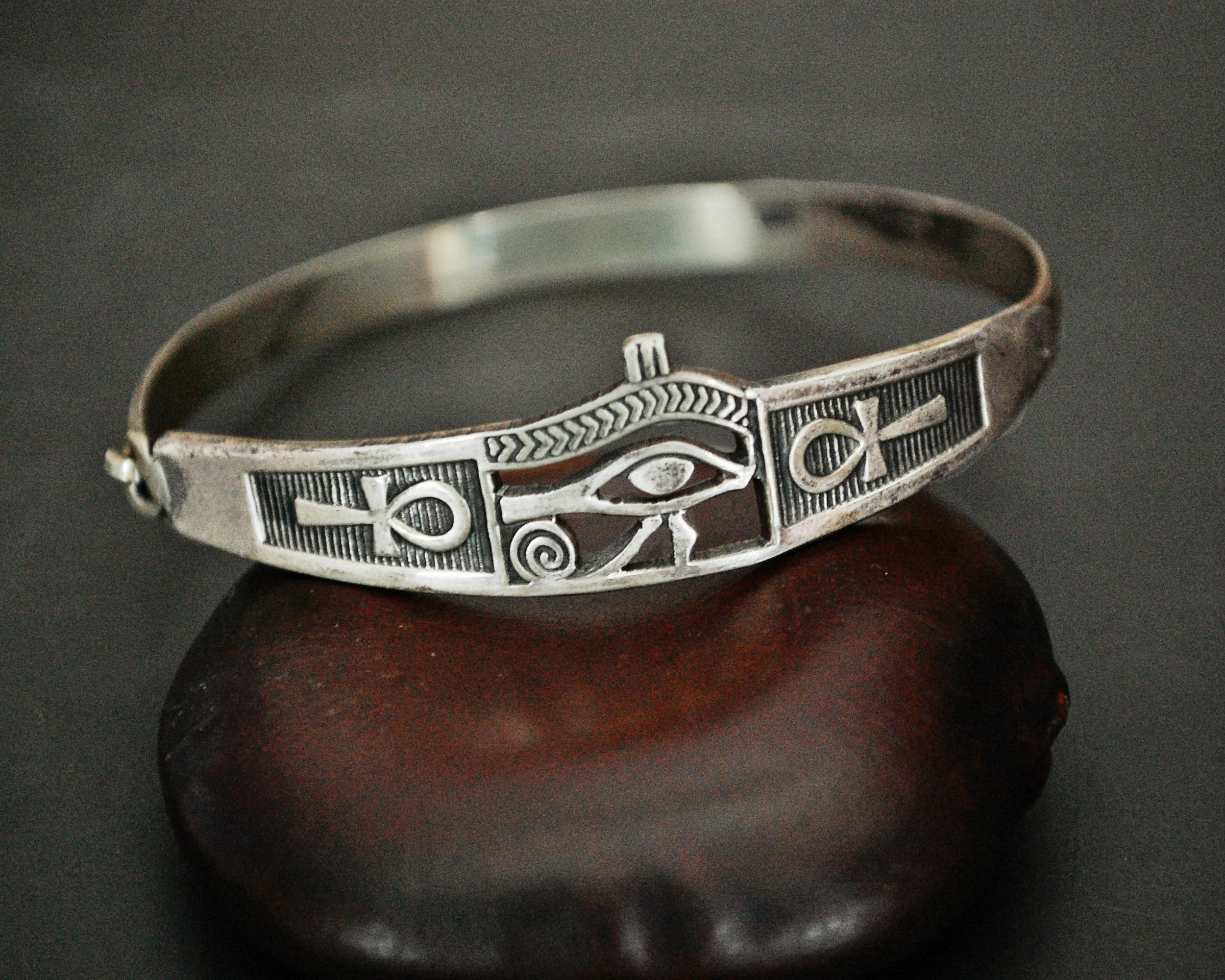 Egyptian Eye of Horus & Ankh Bracelet