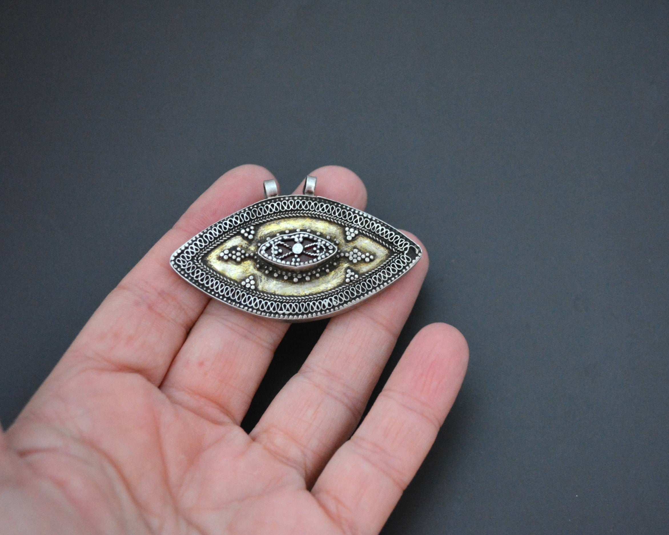 Kazakh Pendant with Gilding