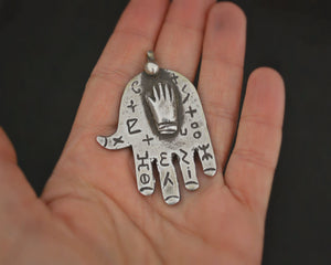 Old Berber Hamsa Pendant