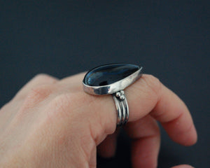 Ethnic Onyx Ring - Size 7.5