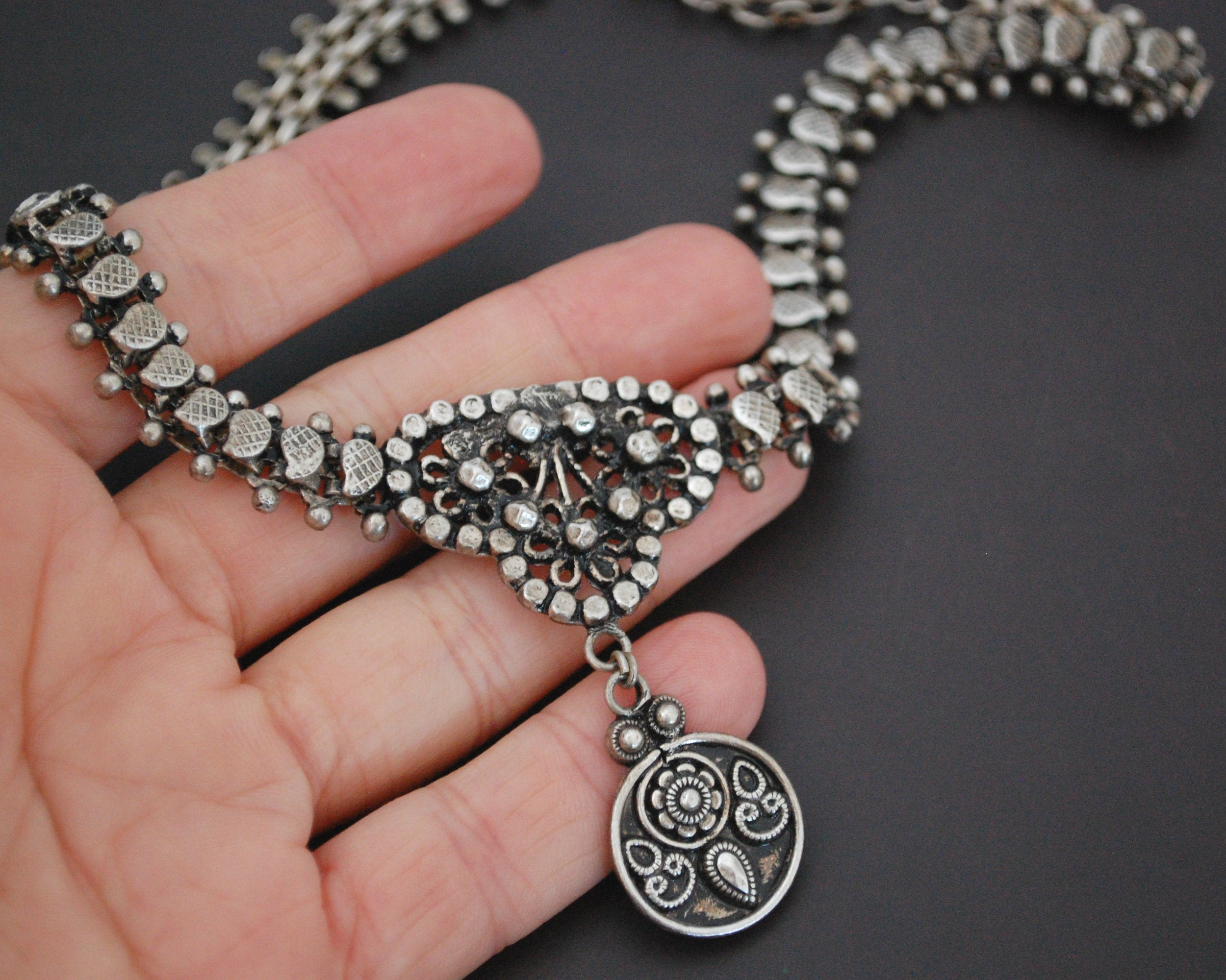 Rajasthani Silver Choker Necklace