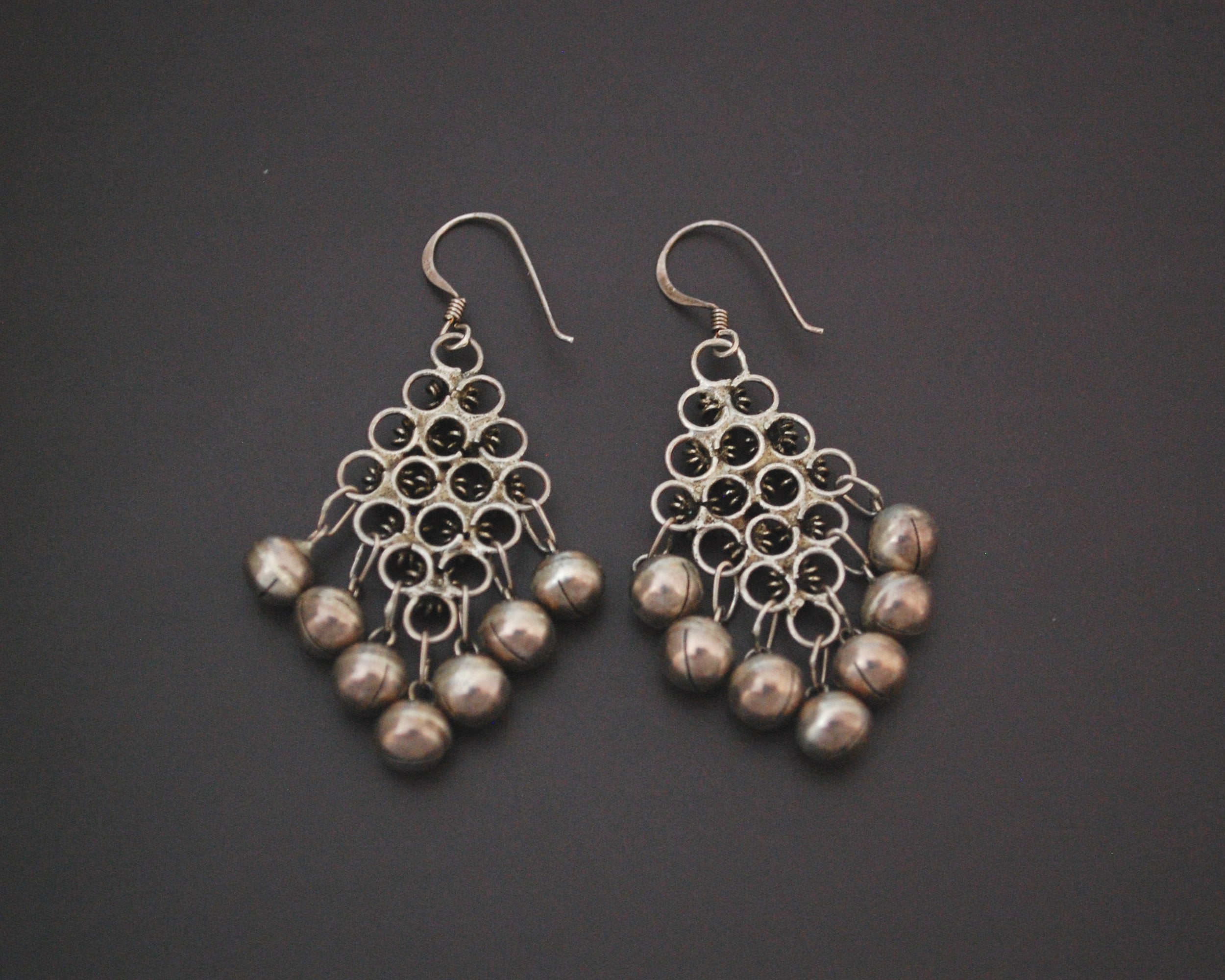 Ethnic Dangle Earrings with Bells