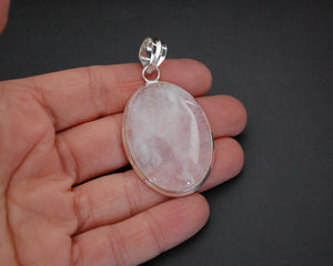 Ethnic Rose Quartz Pendant