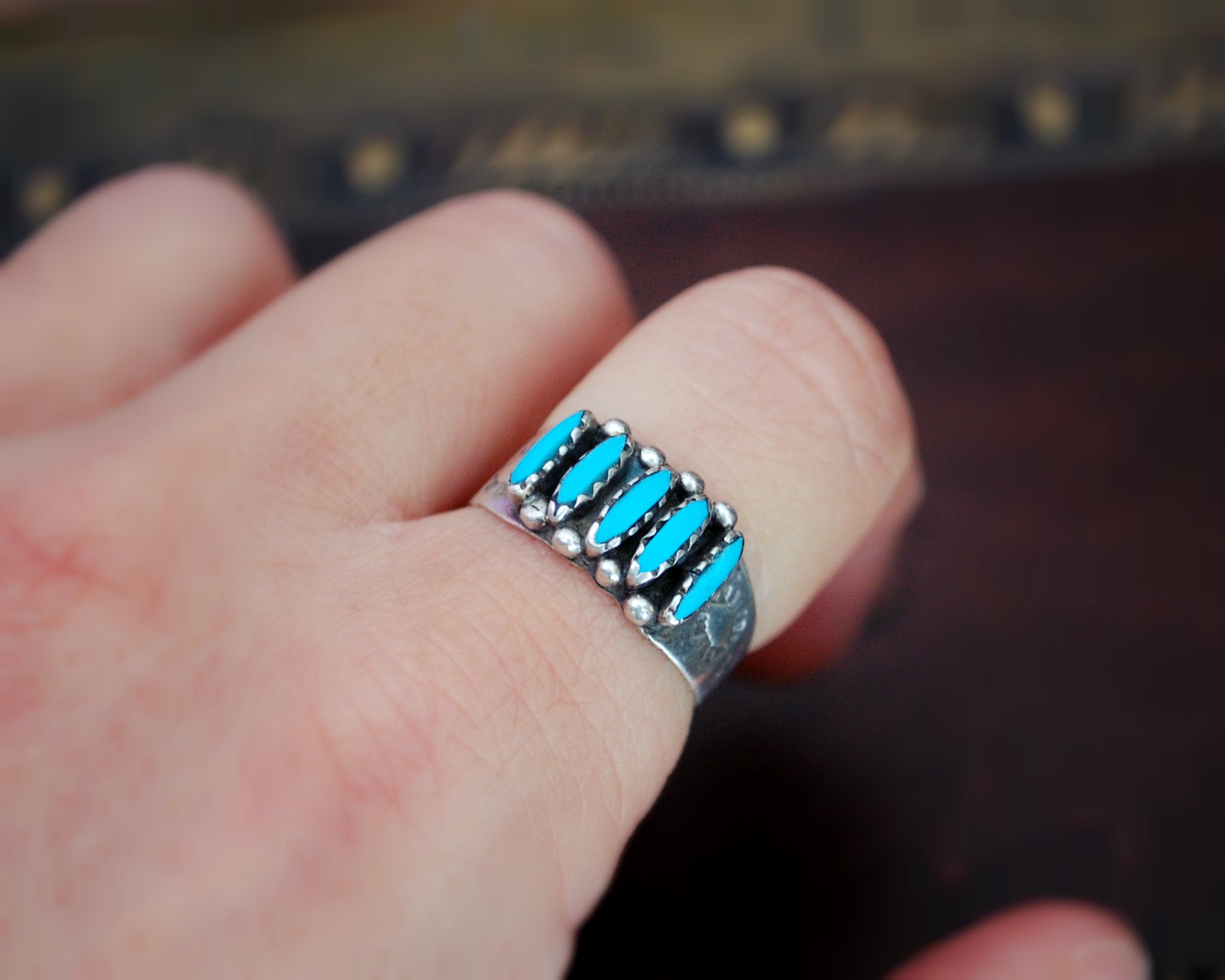 Zuni Petit Point Ring - Size 7