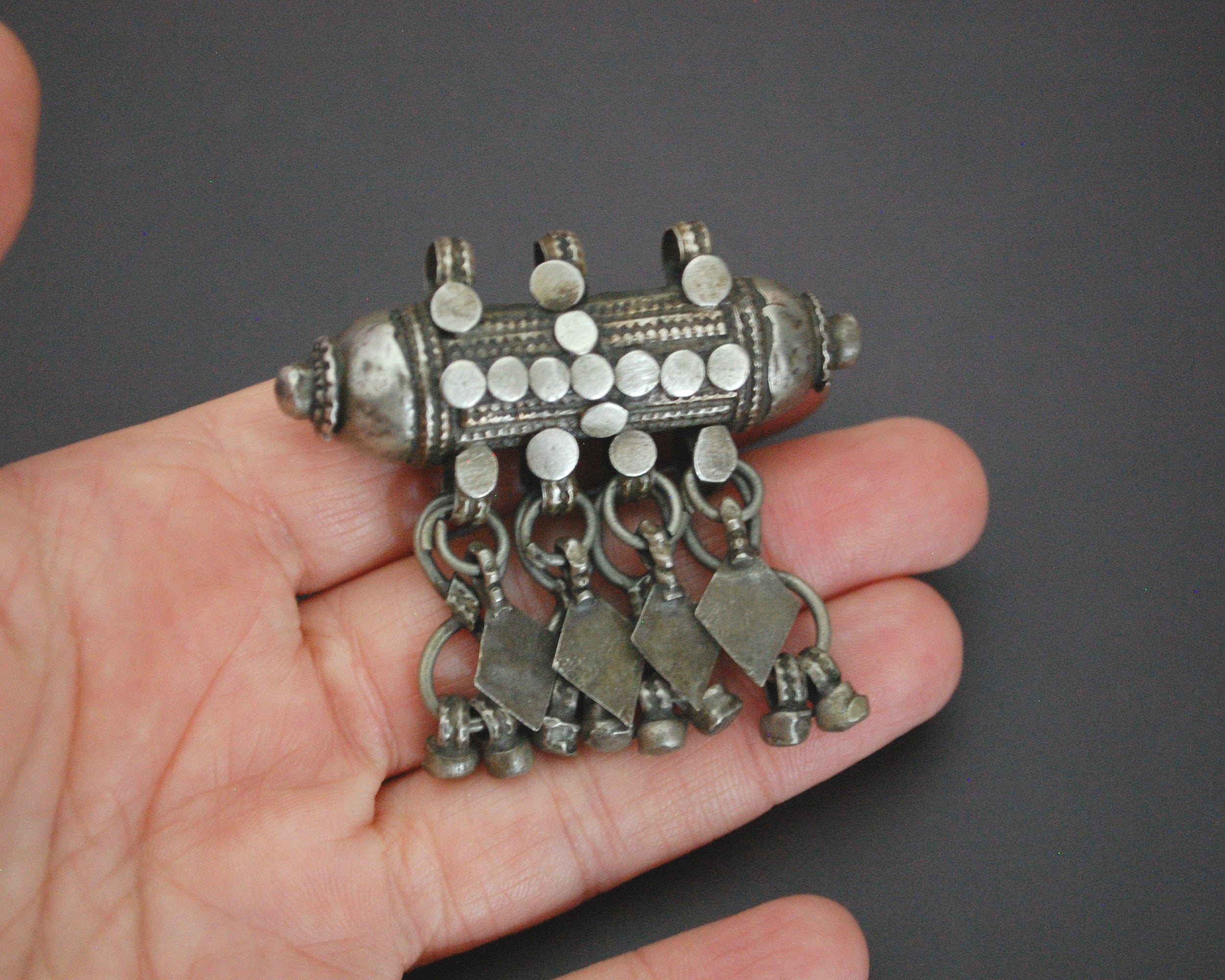 Yemeni Bedouin Pendant with Bells