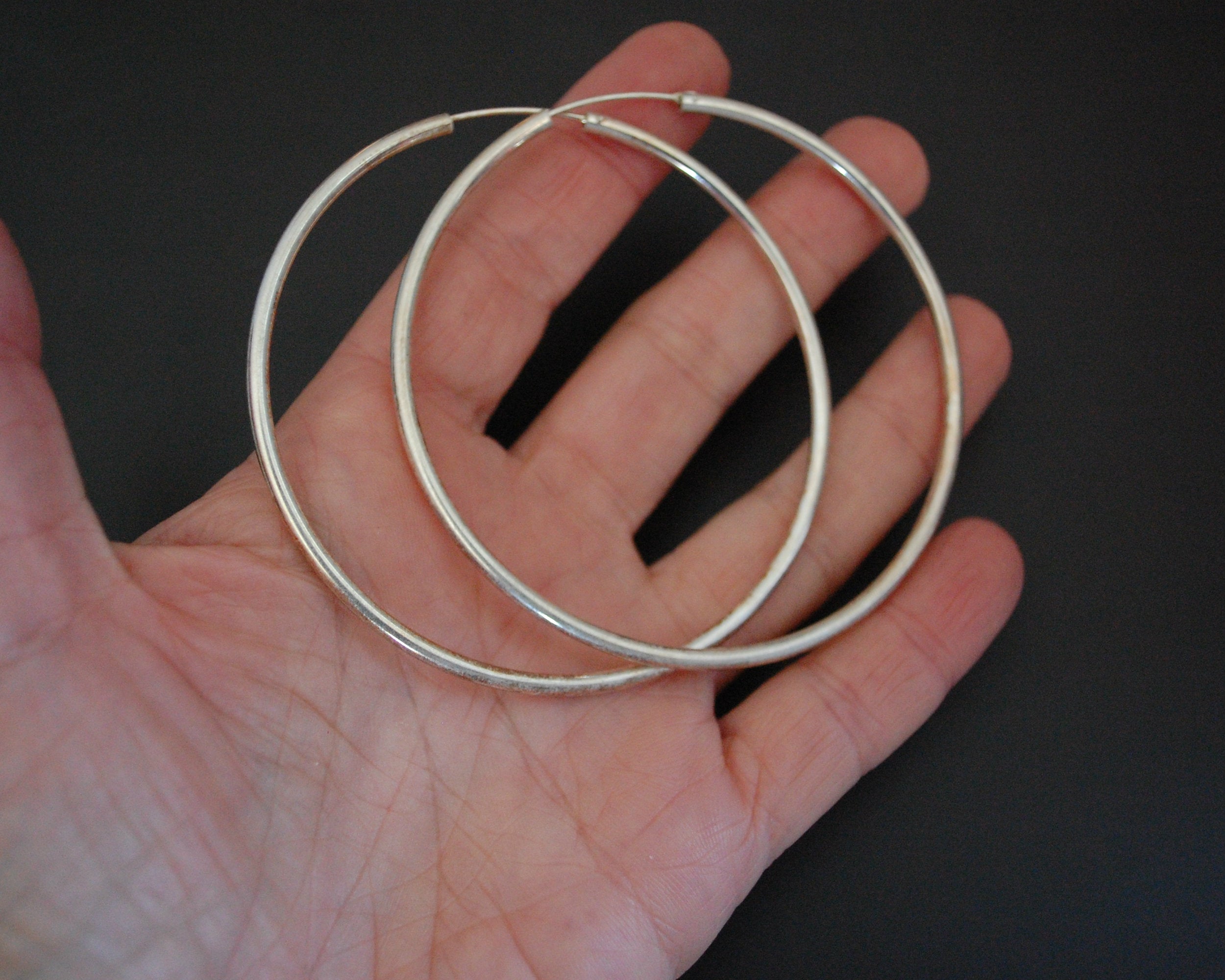 Huge Ethnic Hoop Earrings - XLARGE