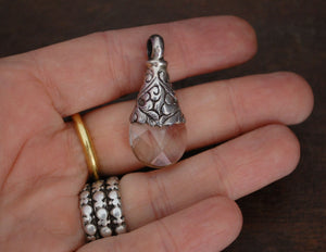 Himalayan Crystal Quartz Amulet