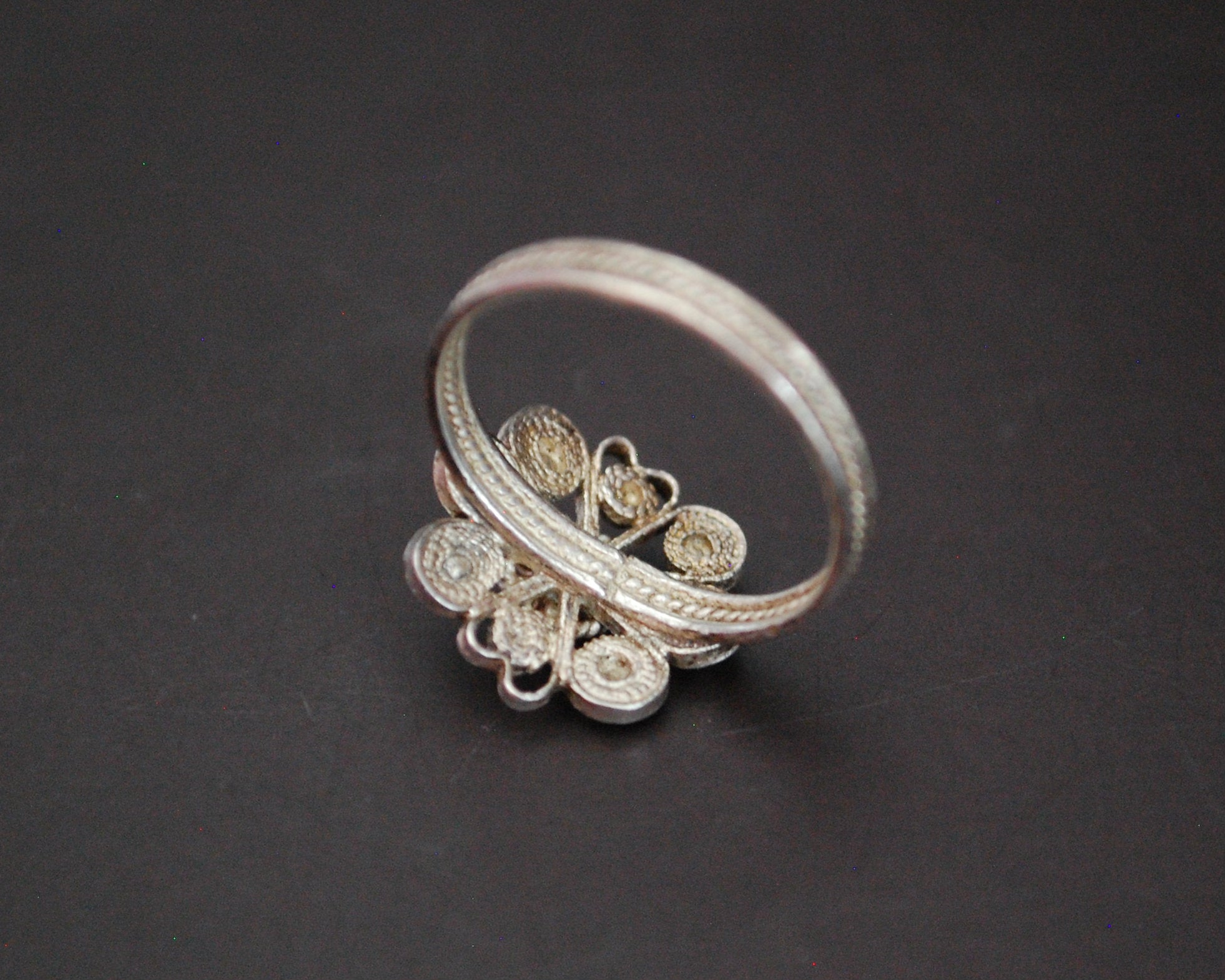 Old Croatian Filigree Ring - Size 7
