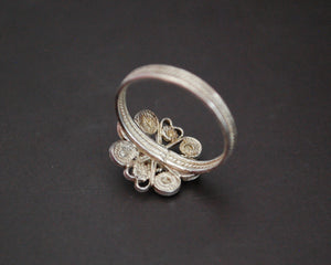 Old Croatian Filigree Ring - Size 7