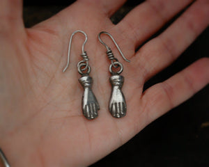 Old Berber Hamsa Earrings