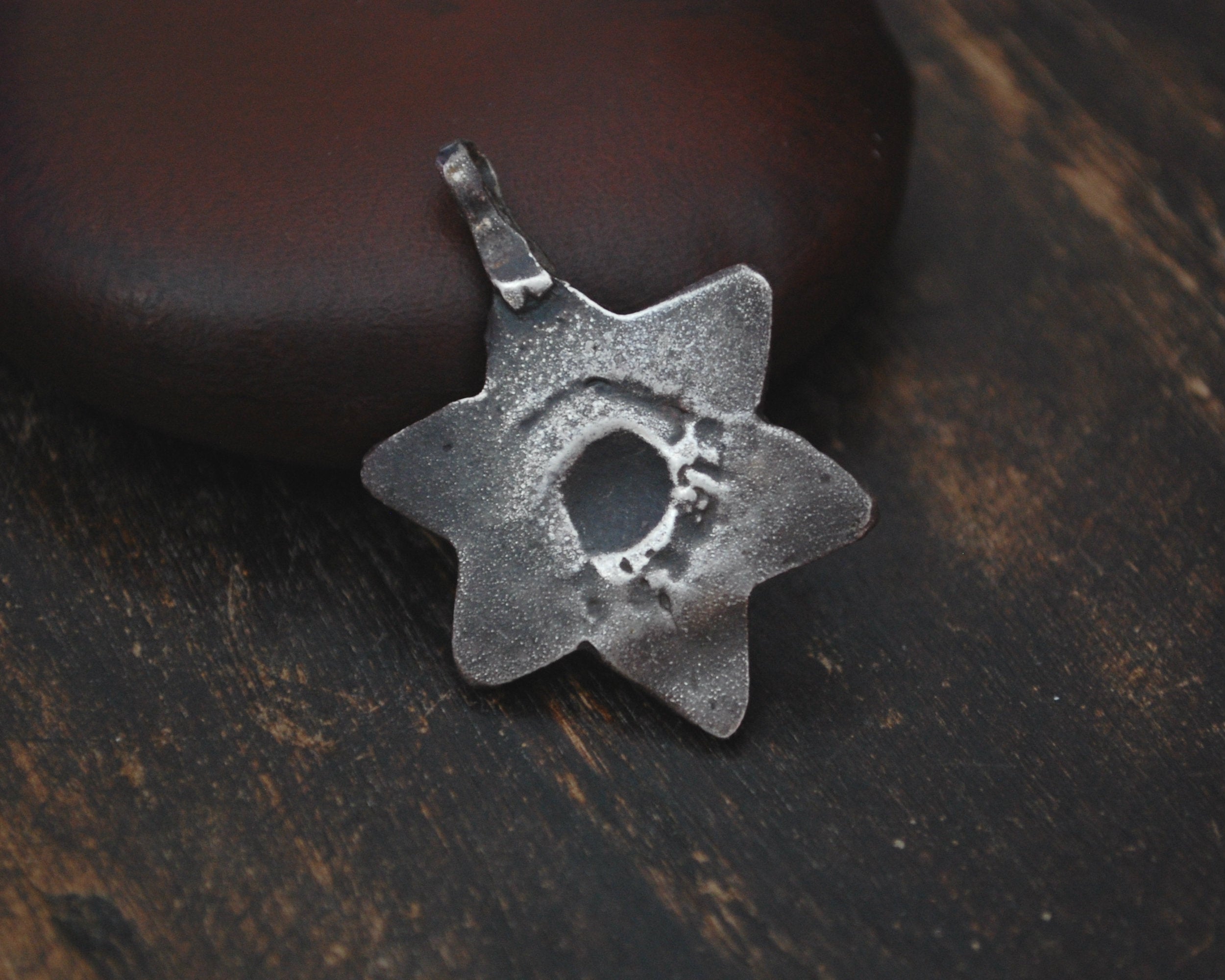 Berber Star of David Pendant with Enamel - Judaica