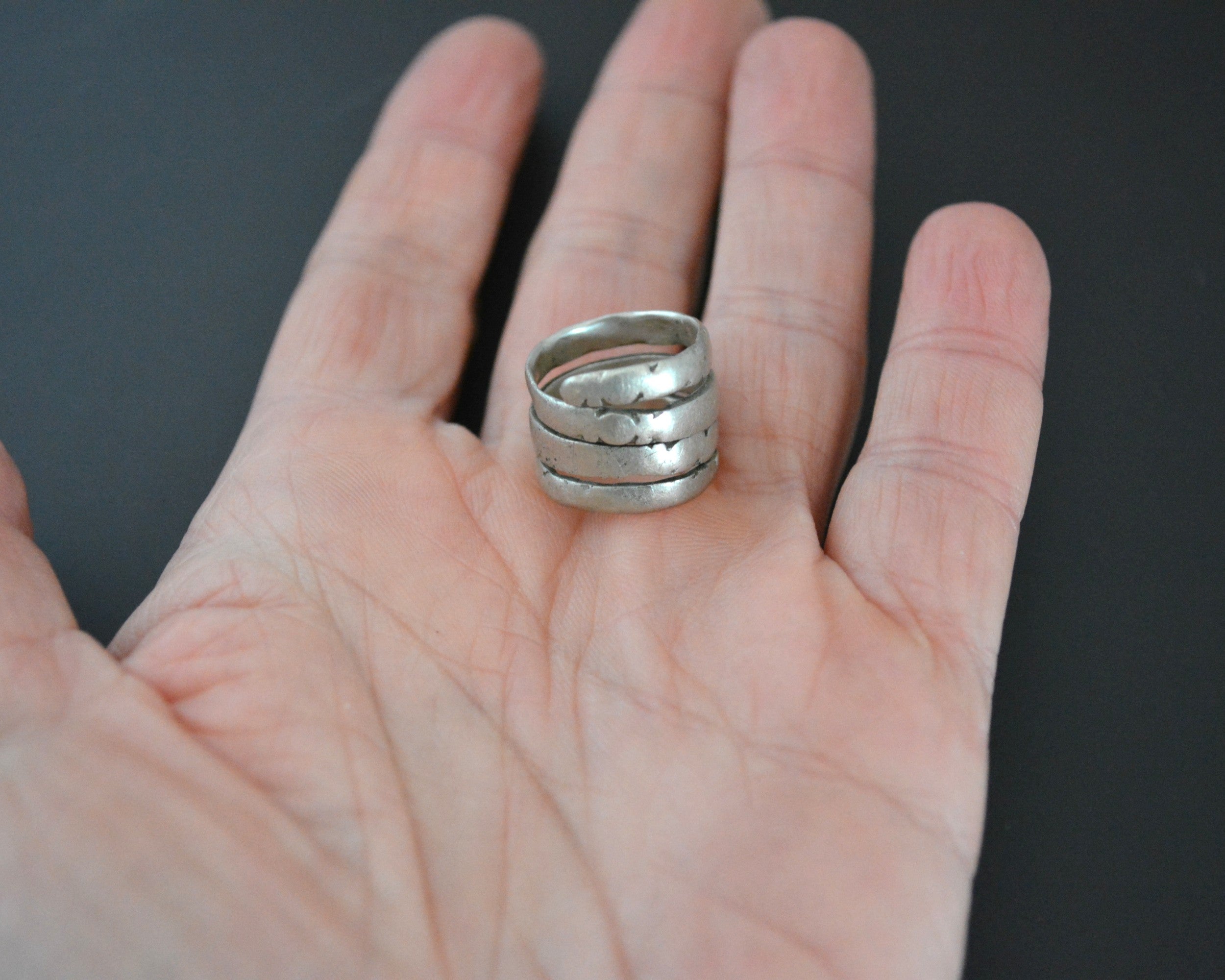 Pinky Coil Ring from India - Size 3