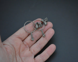 Reserved for E. - Tribal Indian Earrings from Gujarat
