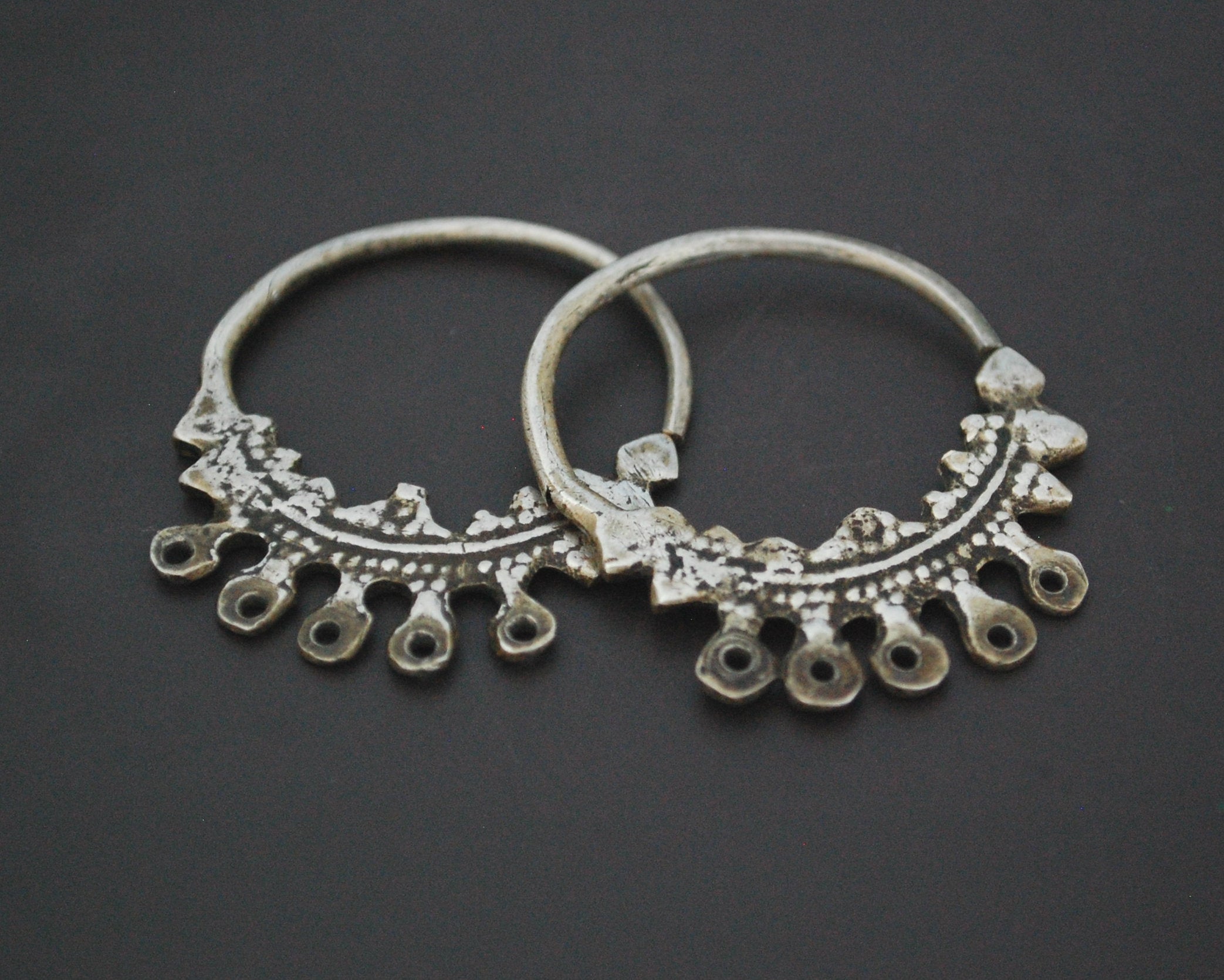 Old Tunisian Hoop Earrings