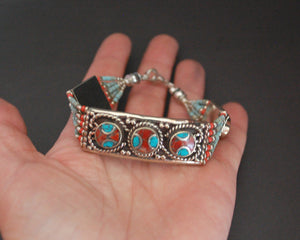 Nepali Coral Turquoise Bracelet