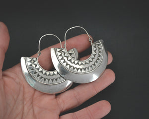 Large Ethnic Hoop Earrings
