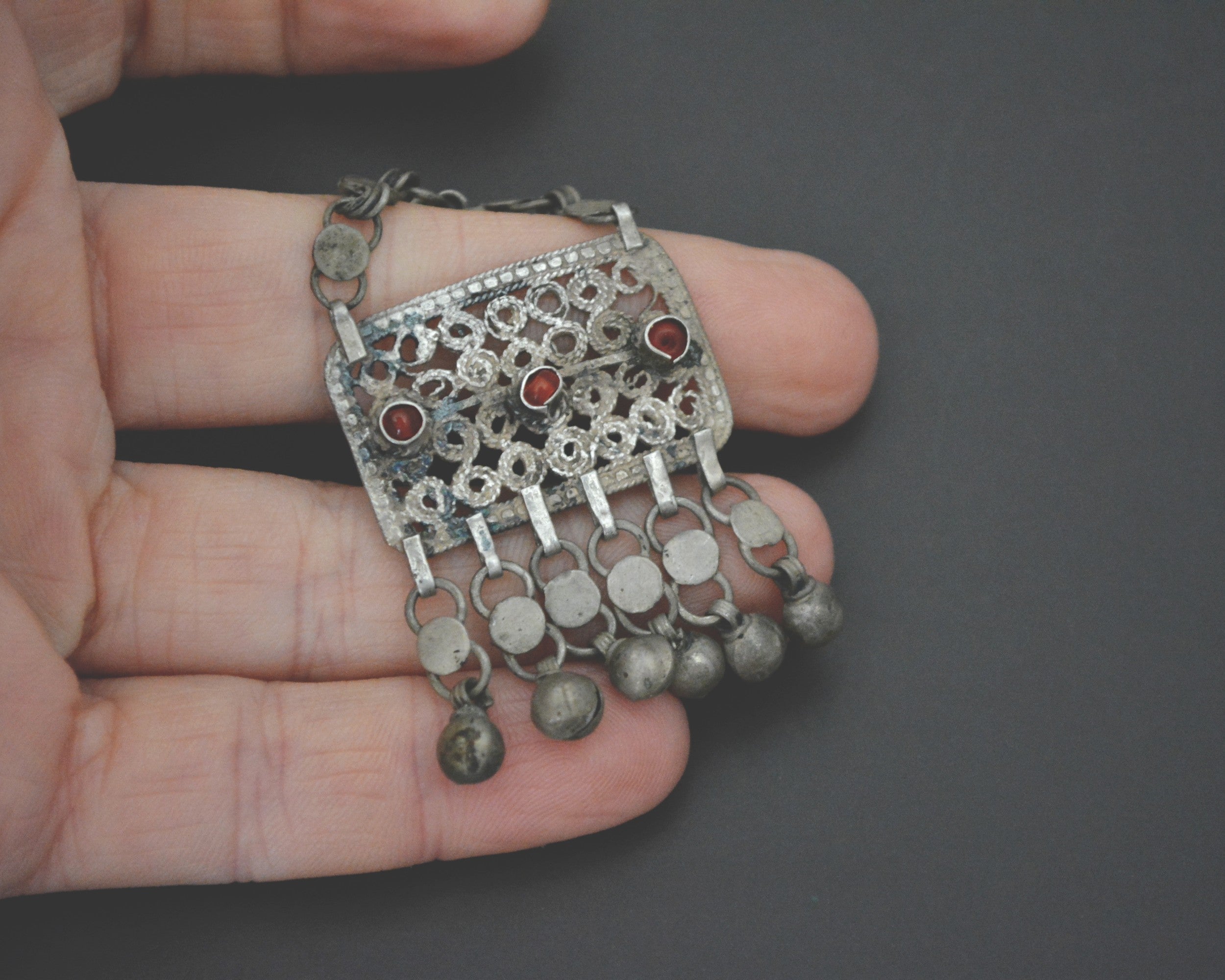 Egyptian Zar Amulet Pendant with Bells