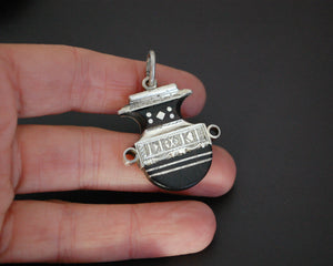 Tuareg Silver Ebony Pendant