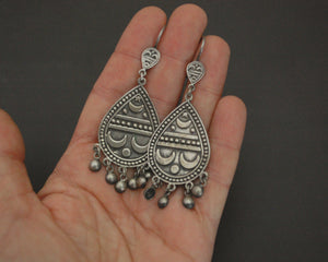 Egyptian Moon and Star Earrings with Bells