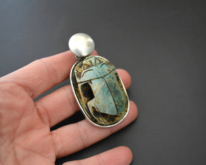 Large Egyptian Scarab Pendant