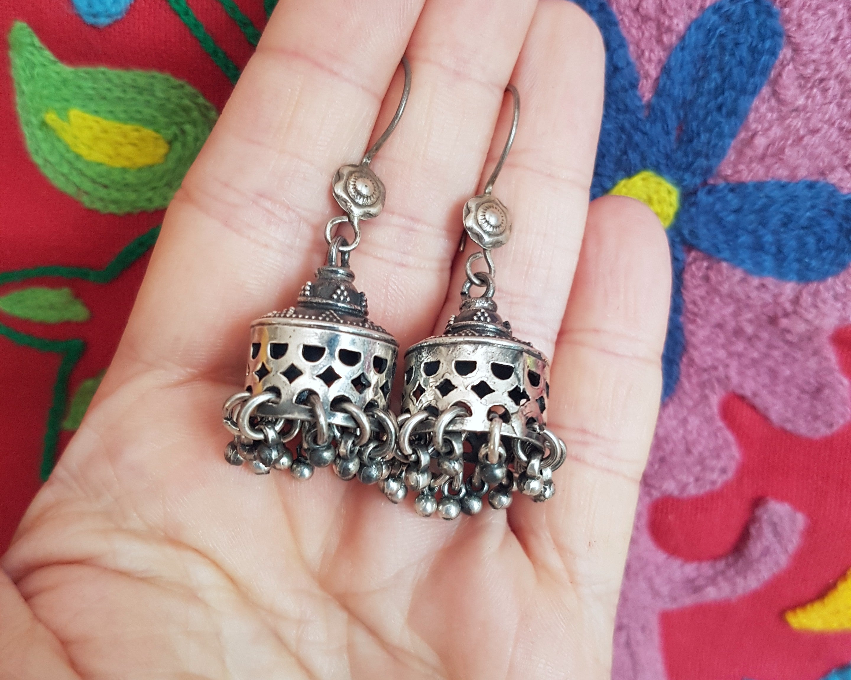 Reserved for W. - Indian Jhumka Earrings