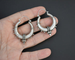 Ethnic Spike Hoop Earrings - MEDIUM