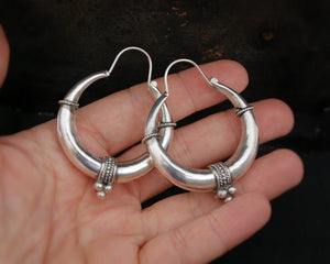 Ethnic Hoop Earrings - LARGE