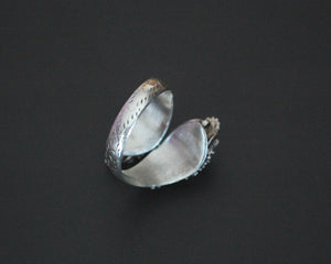 Double Dragon Garnet Ring from Bali - Size 7 / Adjustable