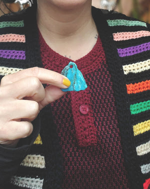 Free Form Arizona Turquoise Nugget Pendant