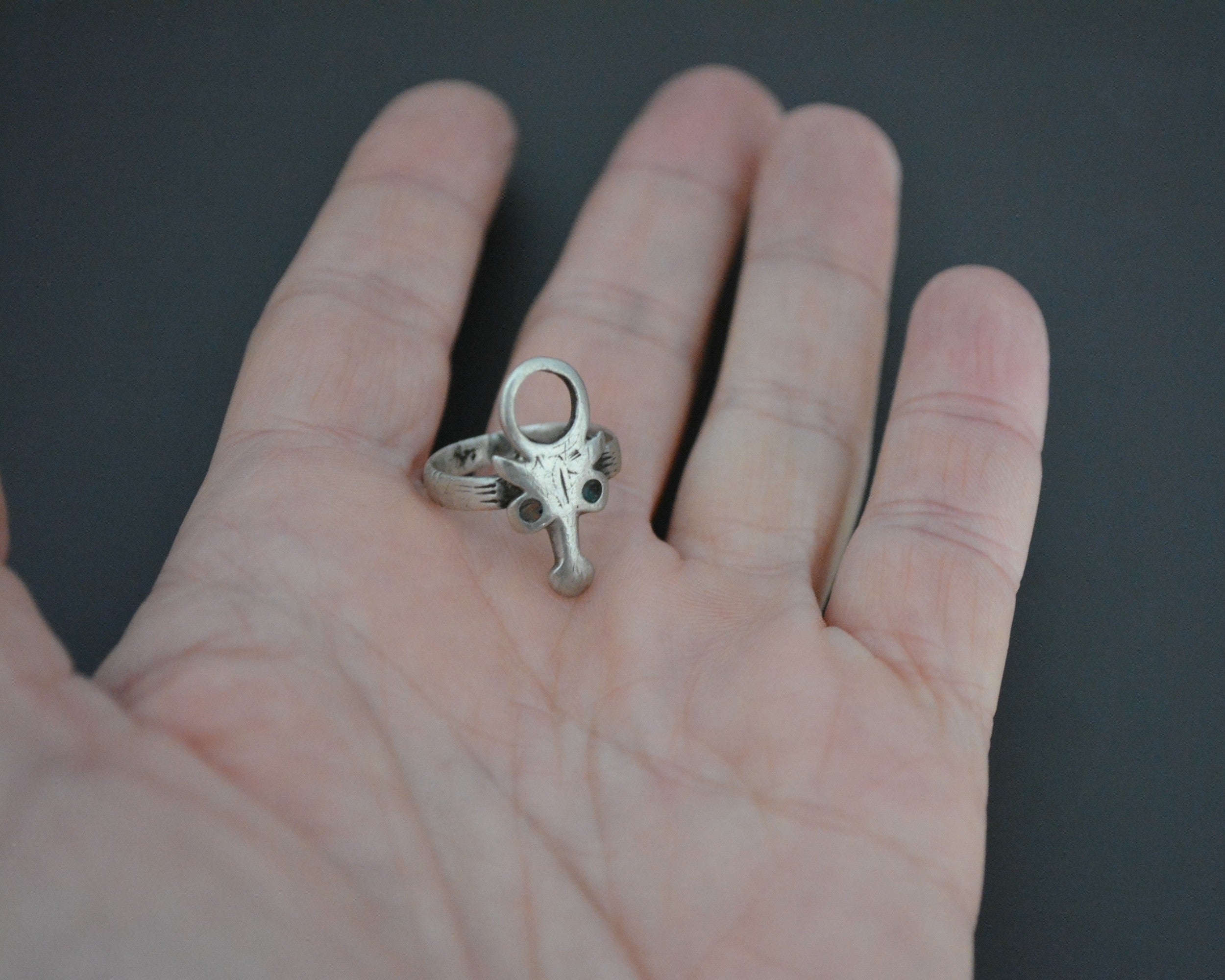 Old Berber Ram Ring - Size 4.5