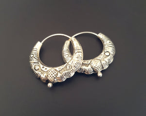 Nepali Hoop Earrings - SMALL / MEDIUM