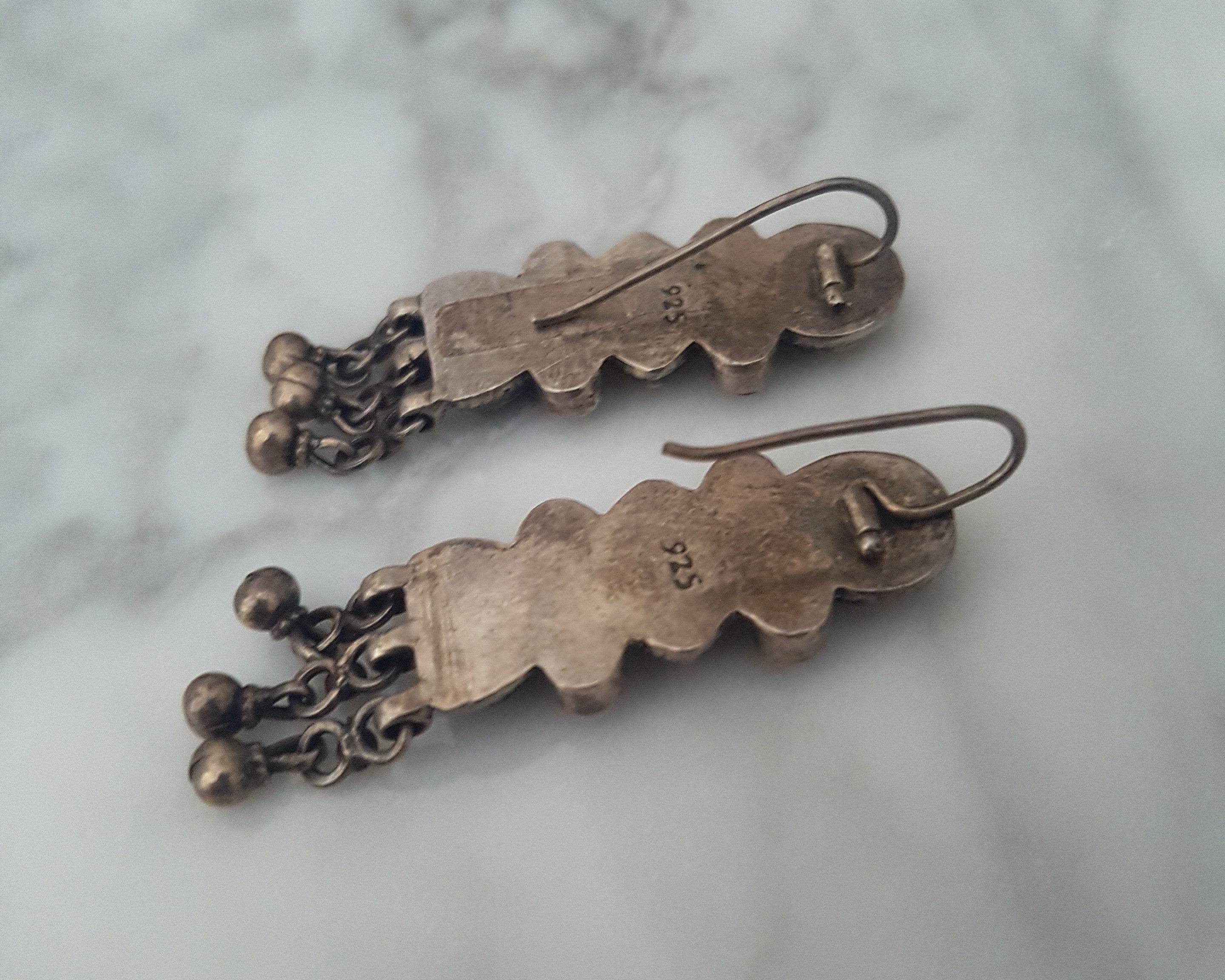 Rajasthani Earrings with Glass and Bells