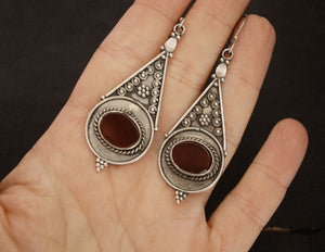 Carnelian Earrings from India